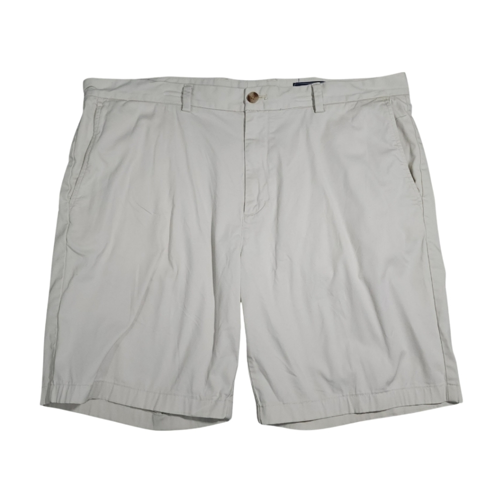 Vineyard Vines Men Off White Cream Shorts Size 40 cotton Blend